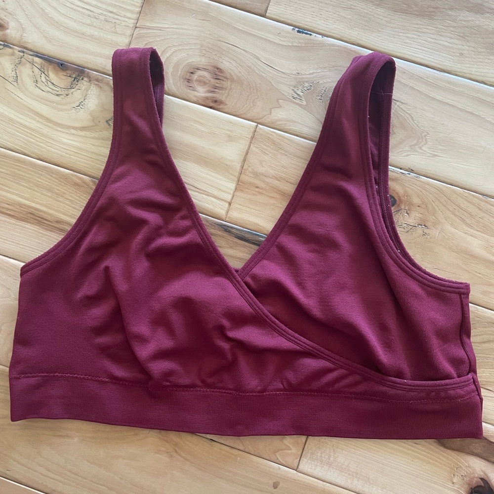 Auden Nursing Bra | L | Burgundy